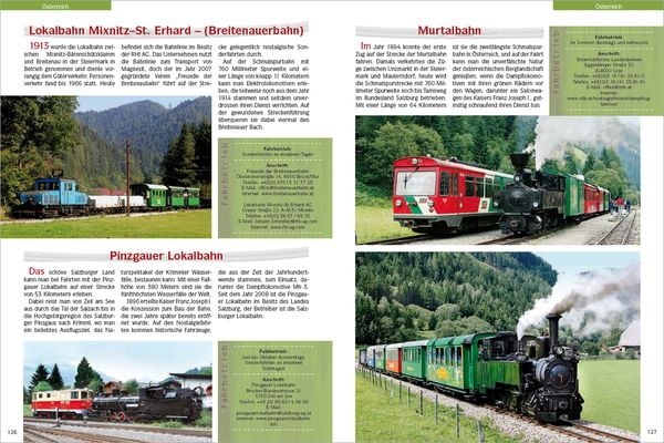 Produktbild: Museumsbahnen: 250 historische Eisenbahnstrecken in Deutschland, &Ouml;sterreich und der Schweiz. Aktualisierte Ausgabe 2021
