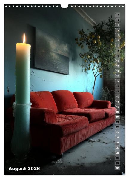 Produktbild: Kerzenwelt (Wandkalender 2026 DIN A3 hoch), CALVENDO Monatskalender