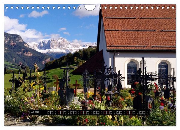 Produktbild: Dolomiten - Latemar und Rosengarten (Wandkalender 2026 DIN A4 quer), CALVENDO Monatskalender