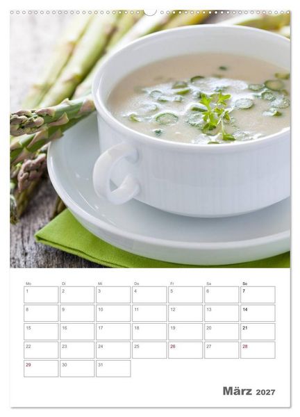Produktbild: Herzhaft - S&uuml;&szlig; / Mein K&uuml;chenplaner (hochwertiger Premium Wandkalender 2027 DIN A2 hoch), Kunstdruck in Hochglanz