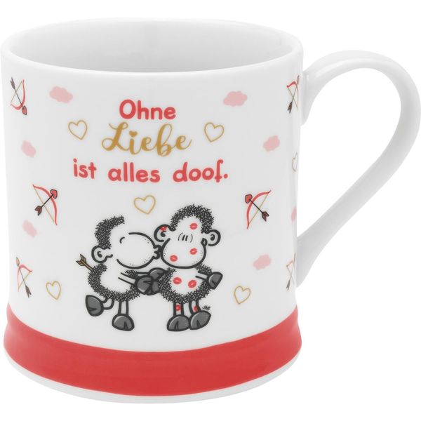 Produktbild: Sheepworld Tasse Motiv "Ohne Liebe ist alles doof"