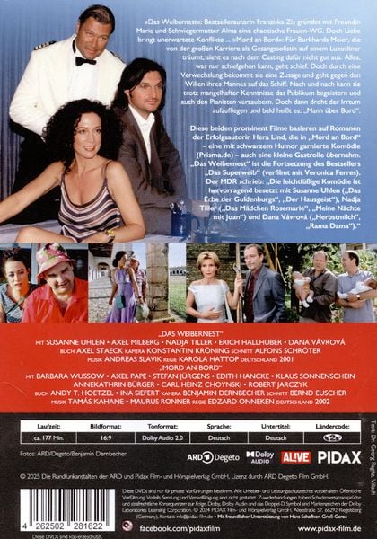 Produktbild: Hera Lind: Mord an Bord + Das Weibernest / Zwei prominent besetzte Kom&ouml;dien von Erfolgsautorin Hera Lind (&bdquo;Das Superweib&ldquo;) (Pidax Film-Klassiker)