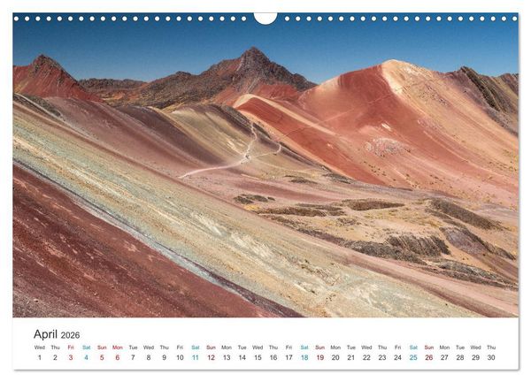 Produktbild: Mysterious Peru (Wall Calendar 2026 DIN A3 landscape), CALVENDO 12 Month Wall Calendar
