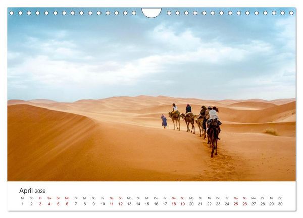 Produktbild: Sahara - Die gr&ouml;&szlig;te Trockenw&uuml;ste der Welt. (Wandkalender 2026 DIN A4 quer), CALVENDO Monatskalender