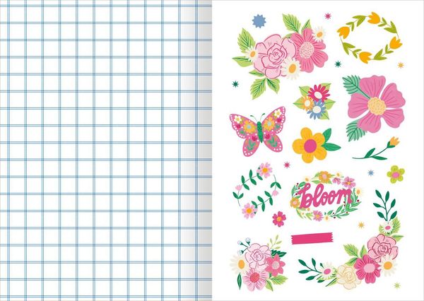 Produktbild: I Love to Bloom &ndash; Sticker-Liebe