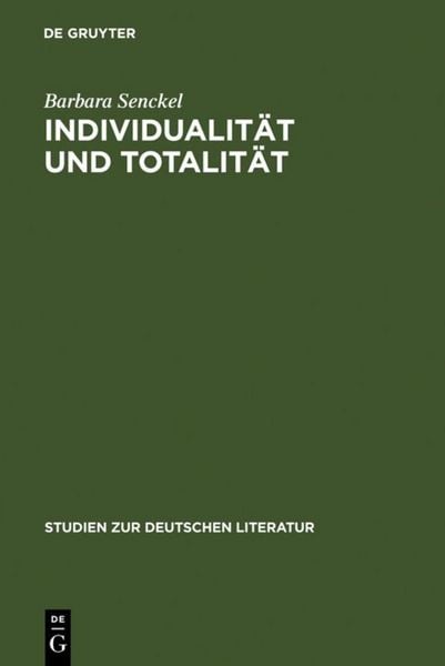 Produktbild: Individualit&auml;t und Totalit&auml;t