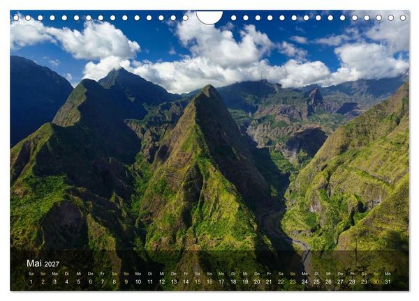 Produktbild: La Reunion - Traumhafte K&uuml;sten und Hochgebirge (Wandkalender 2027 DIN A4 quer), CALVENDO Monatskalender
