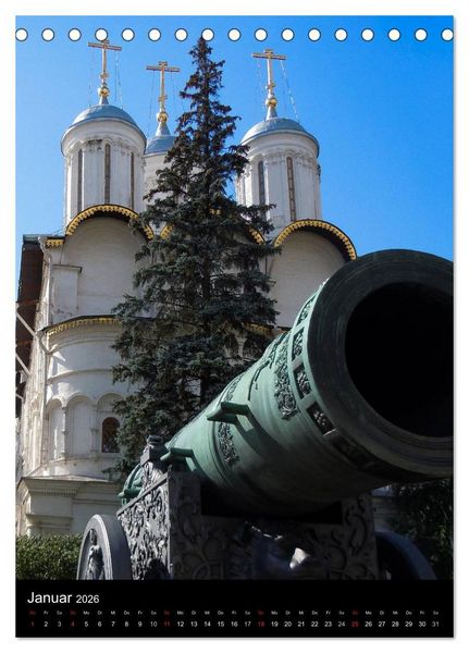 Produktbild: Moskau - Moscow - Ein Stadtportr&auml;t (Tischkalender 2026 DIN A5 hoch), CALVENDO Monatskalender