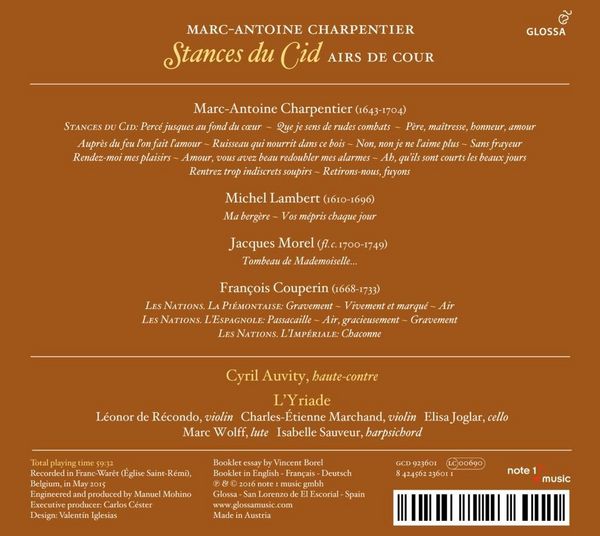 Produktbild: Charpentier/Stances Du Cid