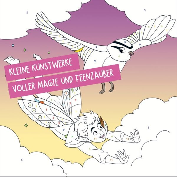 Produktbild: Malen nach Zahlen Malbuch Feen