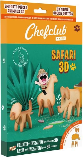 Keksausstecher Safari Kekse 3D