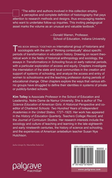 Produktbild: Transformations in Schooling