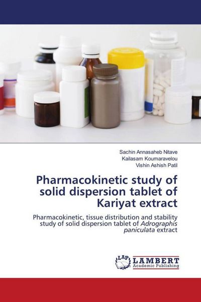 Produktbild: Pharmacokinetic study of solid dispersion tablet of Kariyat extract