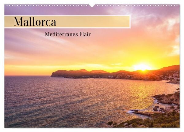 Mallorca - Mediterranes Flair (Wandkalender 2026 DIN A2 quer), CALVENDO Monatskalender