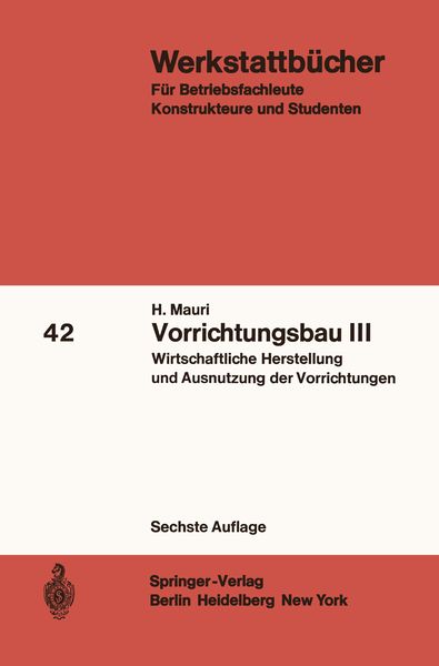 Produktbild: Vorrichtungsbau III