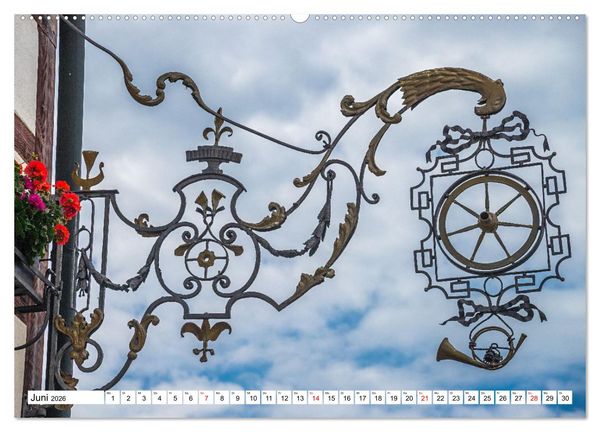 Produktbild: Dekorative Nasenschilder (Wandkalender 2026 DIN A2 quer), CALVENDO Monatskalender