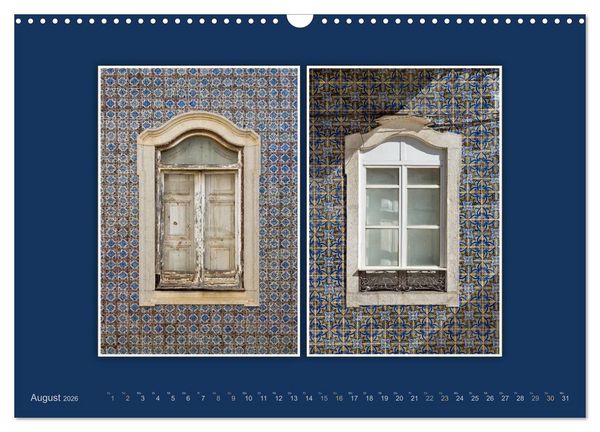 Produktbild: Azulejo-Fassaden in Portugal (Wandkalender 2026 DIN A3 quer), CALVENDO Monatskalender
