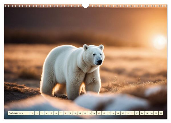 Produktbild: Eisb&auml;ren im Fokus (Wandkalender 2026 DIN A3 quer), CALVENDO Monatskalender