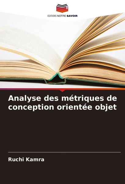 Produktbild: Analyse des m&eacute;triques de conception orient&eacute;e objet