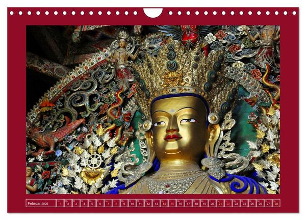 Produktbild: Buddhas & Bhodisattvas (Wandkalender 2026 DIN A4 quer), CALVENDO Monatskalender