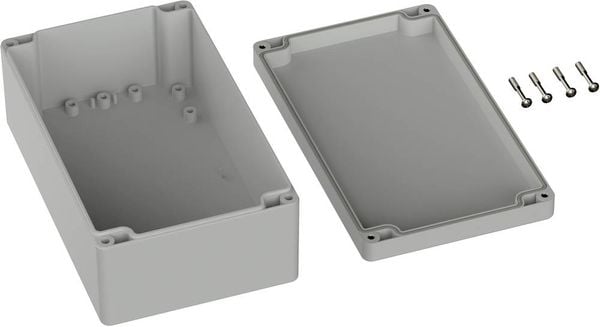 Produktbild: TRU COMPONENTS TC-9065480 Outdoor-Geh&auml;use 200 x 120 x 75 Polycarbonat Lichtgrau (RAL 7035) 1 St.