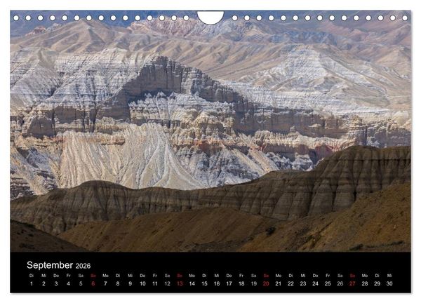 Produktbild: MUSTANG - das verborgene K&ouml;nigreich im Himalaya (Wandkalender 2026 DIN A4 quer), CALVENDO Monatskalender