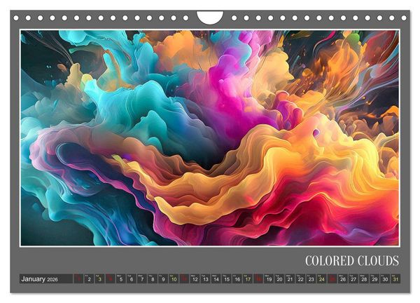 Produktbild: Fantasy in shape and color (Wall Calendar 2026 DIN A4 landscape), CALVENDO 12 Month Wall Calendar