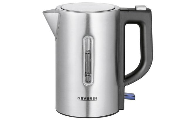 Produktbild: Severin WK 3647 Wasserkocher BPA-frei Edelstahl, Schwarz Fassungsverm&ouml;gen: 0.5l