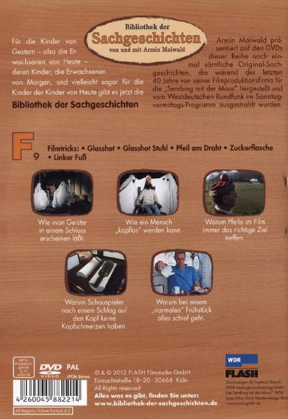 Produktbild: F9 - Filmtricks (Bibliothek der Sachgeschichten)