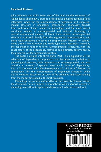 Produktbild: Principles of Dependency Phonology