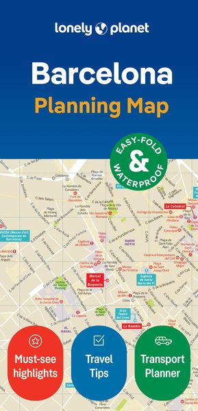 Produktbild: Lonely Planet Barcelona City Map