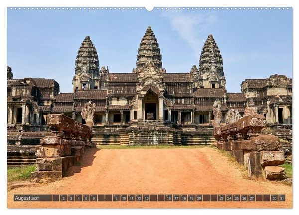 Produktbild: Kambodscha - Laos - Bangkok (hochwertiger Premium Wandkalender 2027 DIN A2 quer), Kunstdruck in Hochglanz