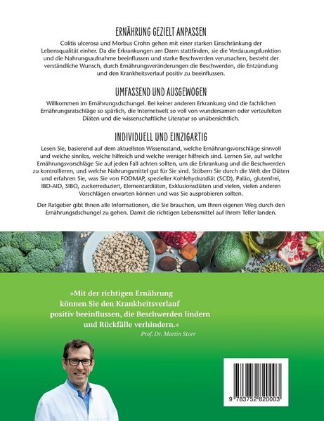 Produktbild: Ern&auml;hrungsratgeber Colitis ulcerosa und Morbus Crohn