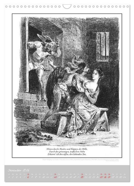 Produktbild: Faust - Weltliteraturkalender (Wandkalender 2026 DIN A3 hoch), CALVENDO Monatskalender