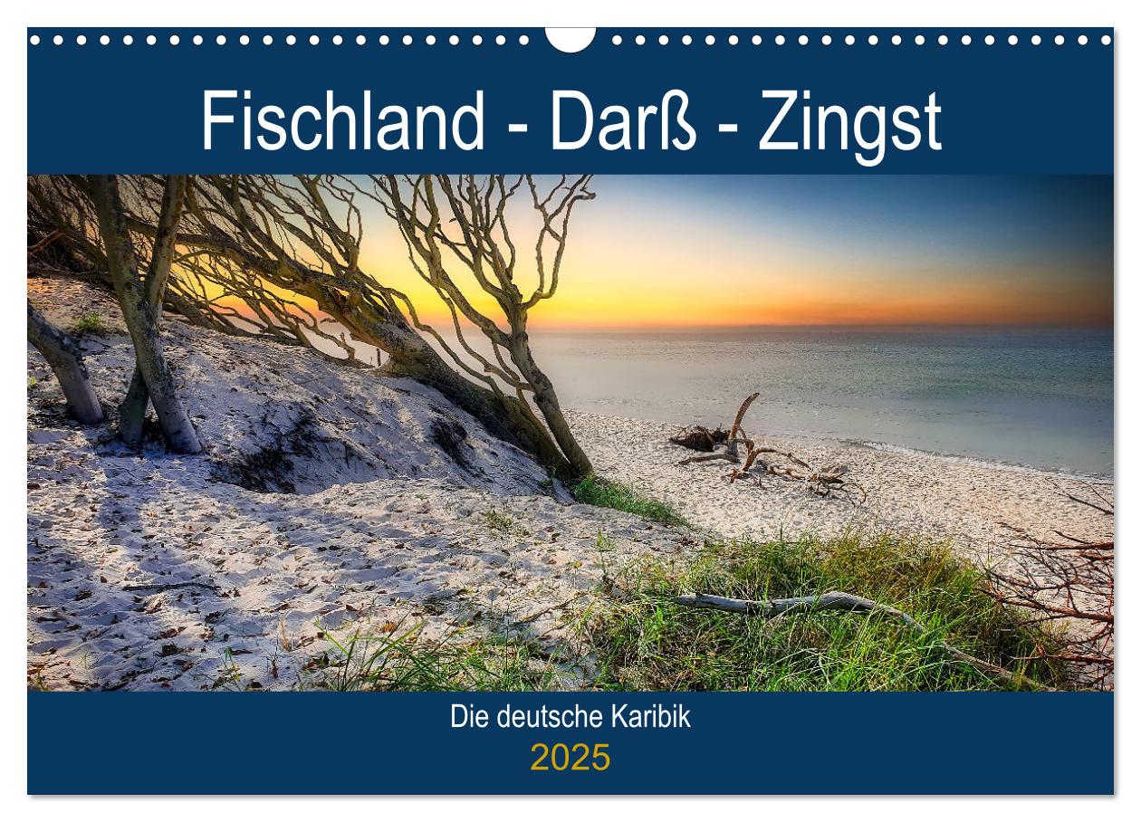 Fischland - Darß- Zingst (Wandkalender 2025 DIN A3 quer), CALVENDO Monatskalender