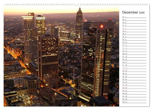 Produktbild: Skylines weltweit (Wandkalender 2026 DIN A2 quer), CALVENDO Monatskalender
