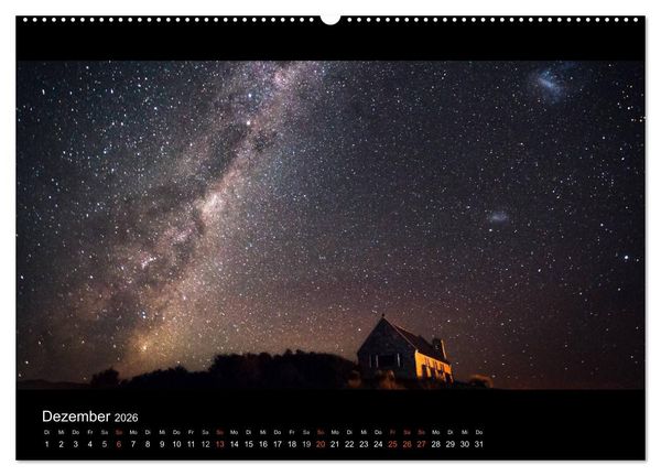 Produktbild: Neuseelands Landschaften (hochwertiger Premium Wandkalender 2026 DIN A2 quer), Kunstdruck in Hochglanz