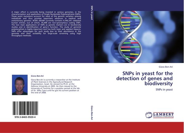 Produktbild: SNPs in yeast for the detection of genes and biodiversity