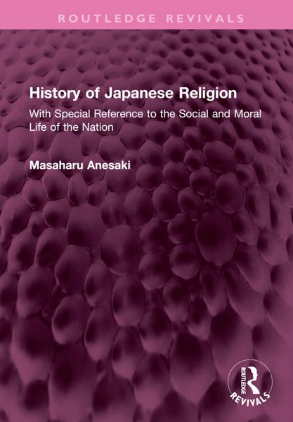 Produktbild: Anesaki, M: History of Japanese Religion