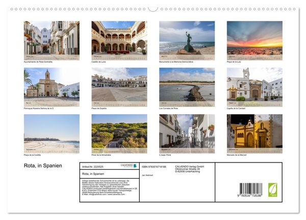 Produktbild: Rota, in Spanien (hochwertiger Premium Wandkalender 2026 DIN A2 quer), Kunstdruck in Hochglanz