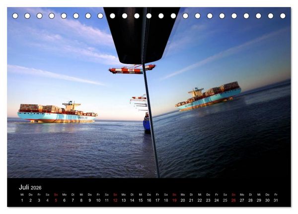 Produktbild: Containerwelten (Tischkalender 2026 DIN A5 quer), CALVENDO Monatskalender