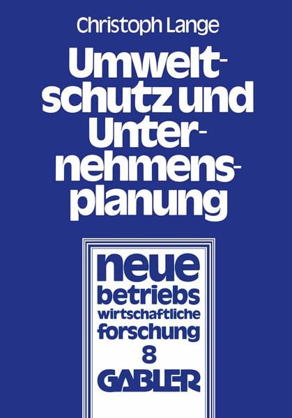 Produktbild: Umweltschutz und Unternehmensplanung