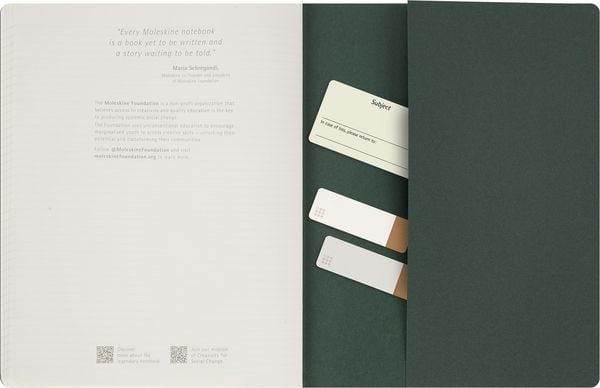 Produktbild: Moleskine Student Cahier, XXL, liniert, Kartoneinband, Myrtengr&uuml;n