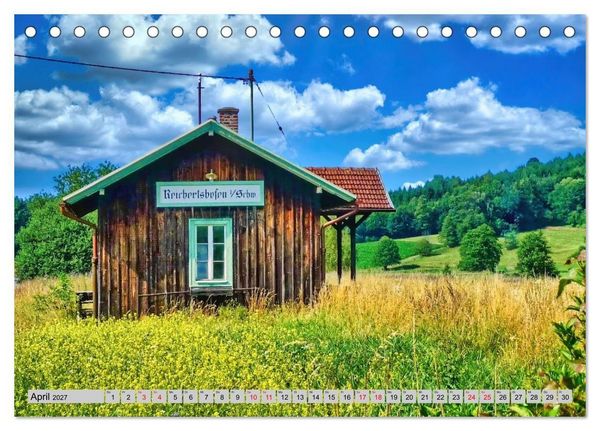 Produktbild: Die Stauden, eine Landschaft aus dem Bilderbuch (Tischkalender 2027 DIN A5 quer), CALVENDO Monatskalender