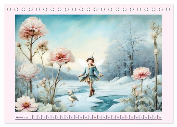 Produktbild: Mit kleinen Wundern durch das Jahr (Tischkalender 2026 DIN A5 quer), CALVENDO Monatskalender