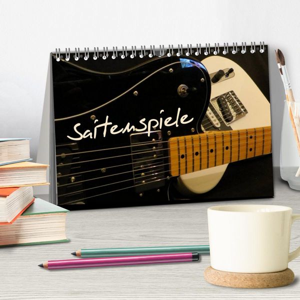 Produktbild: SAITENSPIELE (Tischkalender 2026 DIN A5 quer), CALVENDO Monatskalender
