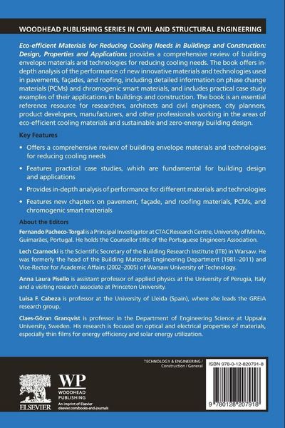 Produktbild: Eco-efficient Materials for Reducing Cooling Needs in Buildings and Construction