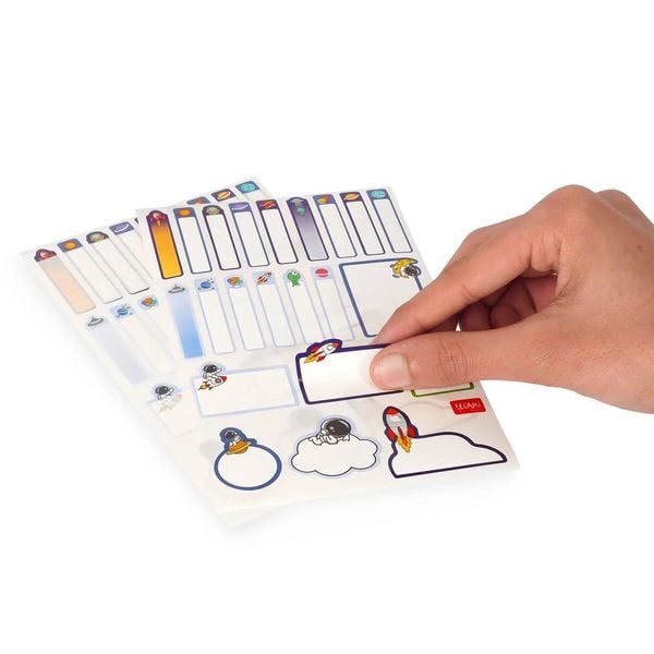 Produktbild: Legami Set aus 66 klebenden Labels - Weltall