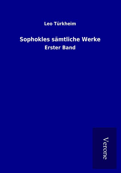 Produktbild: Sophokles s&auml;mtliche Werke