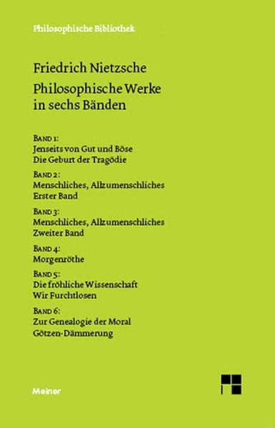Produktbild: Philosophische Werke in sechs B&auml;nden